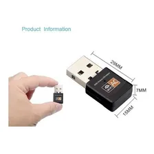 Adaptador Wi-fi 2.4/5ghz 600mbps 5g Wireless Internet Usb Foto mini 4