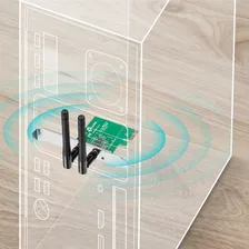 Adaptador Wireless N 300mbps Pci Express Tl-wn881nd Tp-link Foto mini  3