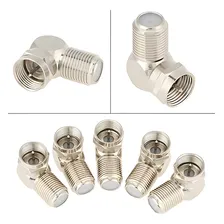Adaptadore F Antena 90 Graus Coaxial Macho E Femea Foto mini 3