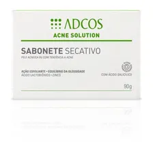 Adcos Profissional Acne Solution Sabonete Secativo 90g Tipo De Pele Mista Foto  mini 1