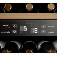 Adega Brastemp Dual Zone 33 Garrafas - Bzb33be 110V Foto mini 4