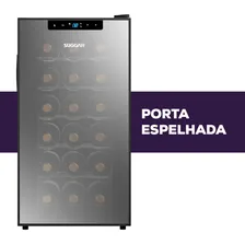 Adega Climatizada Cannes 18 Garrafas 127v Suggar Ad1811pt Cor Preta 110V Foto mini 2