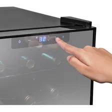 Adega Climatizada Suggar Ad1812pt Cannes 18 Garrafas 220v Foto mini 2