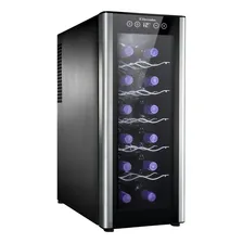 Adega de Vinho Climatizada Electrolux 12 garrafas Uma Porta Acabamento em AlumÃnio ACB12 - Bivolt Foto mini 1