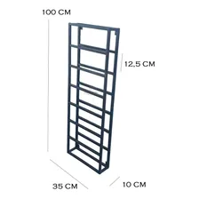 Adega Parede Suporte Para Garrafas Ferro Modelo Industrial Foto mini 3