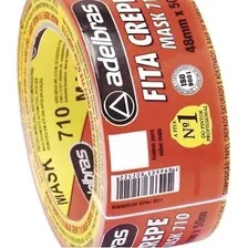 Adelbras fita crepe Mask 710 48mm x 50m 2 unidades branca Foto mini 2