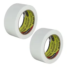 Adelbras fita crepe Mask 710 48mm x 50m 2 unidades branca Foto mini 1