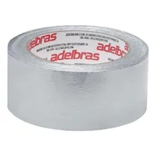Adelbras Fixa Pro Fita Adesiva Alumínio 48mmx30m cor cinza liso Foto mini  2