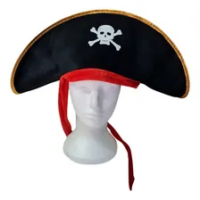 Adereço Fantasia Chapéu Pirata Napoleão Adulto Foto  mini 1