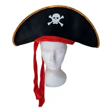Adereço Fantasia Chapéu Pirata Napoleão Adulto Foto mini 4