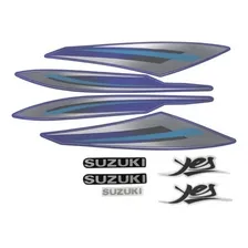 Adesiva Adesivo Suzuki 2009 Azul Faixas Jogo Kit Adesivos Foto mini  2