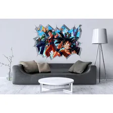 Adesivo 3d Buraco Na Parede Dragon Ball Z Desenho Animado Foto mini 2
