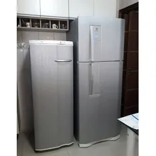 Adesivo Aço Escovado Moldável Envelopamento Geladeira Cor Prateado Foto mini  2