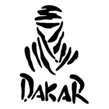 Adesivo adesivo Dakar para fundo branco Foto mini 1