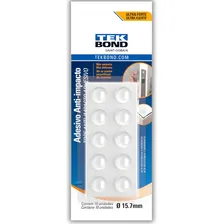 Adesivo Anti-impacto Bumper Gota Branco 10 unidades (15,7mm) Tekbond Foto mini 1
