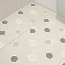 Adesivo Antiderrapante Banheiro Piso Bolinhas Bege Nude 14un Foto mini 2