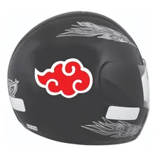 Adesivo Automotivo Carro Moto Casa Akatsuki Naruto Colante Cor Vermelho Foto mini  3