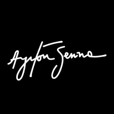 Adesivo Ayrton Senna 14cm Branco Foto  mini 1