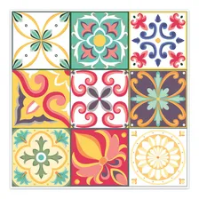 Adesivo Azulejo Cozinha 10x10 Cm 100un Carmesim Foto mini  2