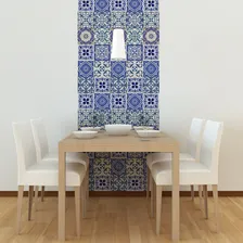 Adesivo Azulejo Ladrilho 10x10 Cm 50un Azul Royal Foto mini 3
