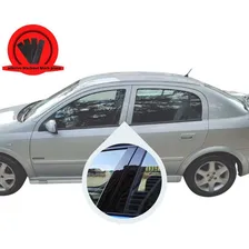 Adesivo Black Piano Colunas Portas Para Astra Sedan Cor Preto Foto mini 3