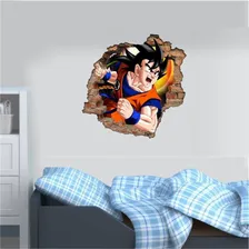 Adesivo Buraco 3d Parede Infantil 65x65cm Cor Goku01 Foto mini 3