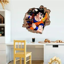 Adesivo Buraco 3d Parede Infantil 65x65cm Cor Goku01 Foto mini 2