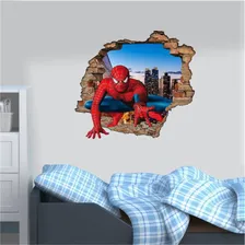 Adesivo Buraco 3d Parede Infantil 65x65cm Cor Homem Aranha Foto mini 2