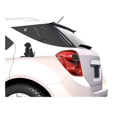 Adesivo Cachorro/gato Para Carro/parede/vidro/geladeira Cor Preto Foto mini 1