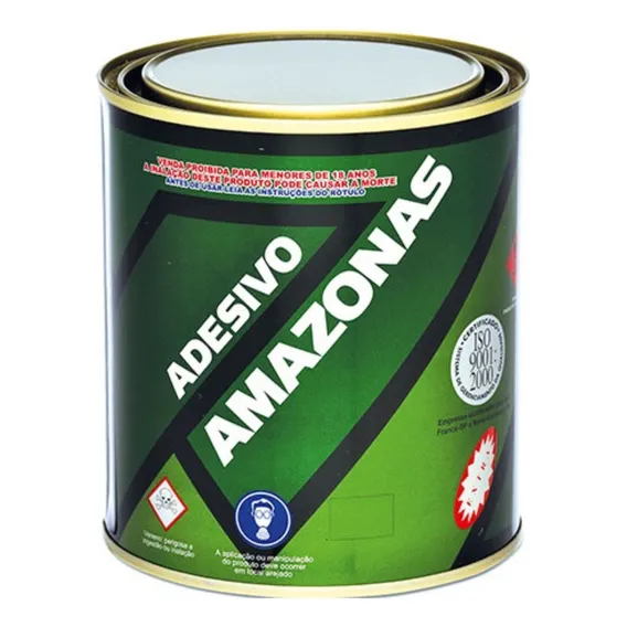 Adesivo Cola Contato Amazonas 200g Sapateiro Tenis Sapato Cor Amarelo Foto 1