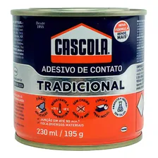 Adesivo Cola Contato Cascola 195g Sapateiro Marceneiro Cor Incolor Foto  mini 1