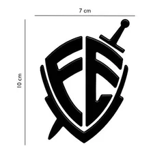 Adesivo Cristão Escudo Da Fé Resinado Para Carro Notebook Foto mini  3