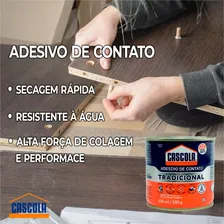 Adesivo De Contato Tradicional S/ Toluol 195g Cascola Foto mini 3
