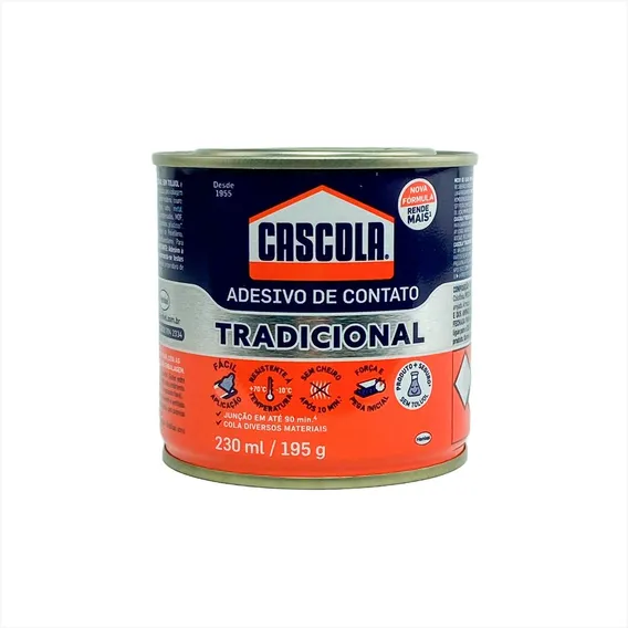 Adesivo De Contato Tradicional S/ Toluol 195g Cascola Foto 1