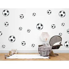 Adesivo De Parede Bolas De Futebol Brasileirão Fifa Foto mini 1