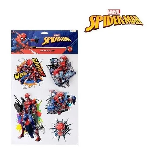 Adesivo De Parede Decorativo 3d Frozen, Homem Aranha Princes Cor Diversas Foto 1