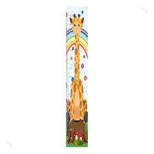 Adesivo De Parede Girafa Regua Crescimento Infantil Girafa Foto mini 1