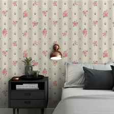 Adesivo De Parede Para Quarto De Casal Floral 10m Foto mini 1