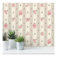 Adesivo De Parede Para Quarto De Casal Floral 10m Foto mini 4