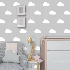 Adesivo De Parede Quarto Infantil Nuvens 20un 10 X 5cm Foto  mini 1