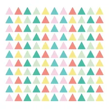 Adesivo De Parede Triângulos Coloridos 121un Foto mini 1