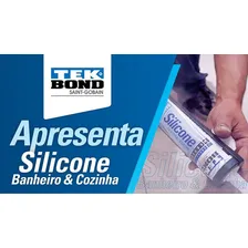 Adesivo De Silicone Acetico 256g Transparente Tekbond Foto mini  2