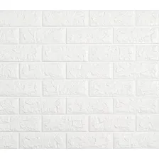 Adesivo Decorativo 3d Textura Tijolo Branco Foto mini 1