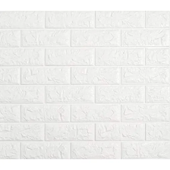 Adesivo Decorativo 3d Textura Tijolo Branco Foto 1