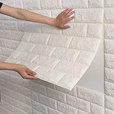 Adesivo Decorativo 3d Textura Tijolo Branco Foto mini 2