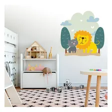 Adesivo Decorativo Bichinhos Gatinho Leaozinho Midiapoparte Foto mini 2