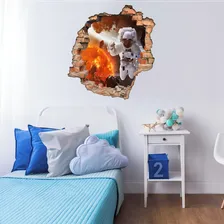 Adesivo Decorativo Buraco 3d Astronauta Foto mini 1