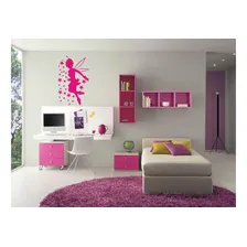 Adesivo Decorativo De Parede Infantil Fada Com Estrela Foto  mini 1