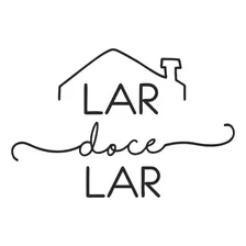 Adesivo Decorativo De Parede Porta Lar Doce Lar Nesta Casa Cor Preto Foto mini 2