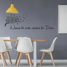 Adesivo Decorativo De Parede Quarto Sala Frase Arvore Deus Foto mini 1